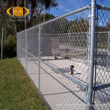 High tensile chain link wire mesh fence panels